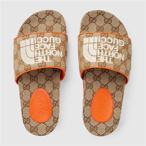 gucci north face slippers